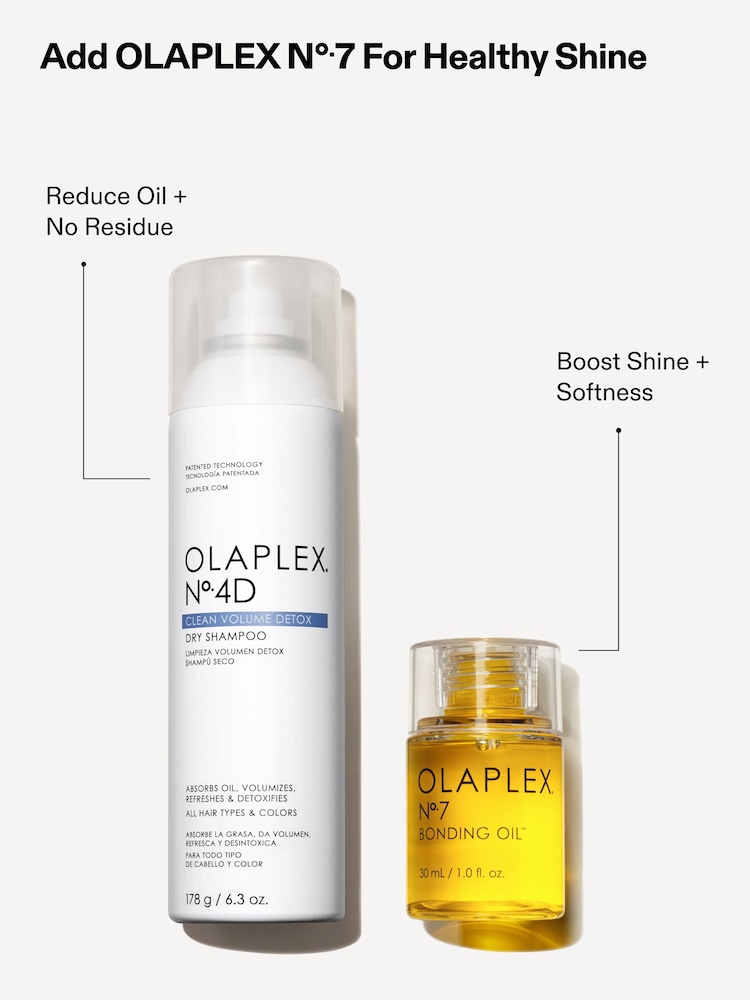 Olaplex No.4D Clean Volume Detox Dry Shampoo 250ml - Image 7 of 7 Olaplex No.4D Clean Volume Detox Dry Shampoo 250ml - Image 7 of 7