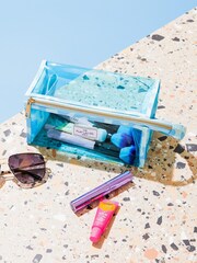 The Flat Lay Co. Open Flat Jelly Box Makeup Bag - Image 4 of 5