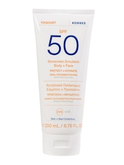 Korres Yoghurt Emulsion Body + Face Sun Cream SPF 50 200ml - Image 1 of 4
