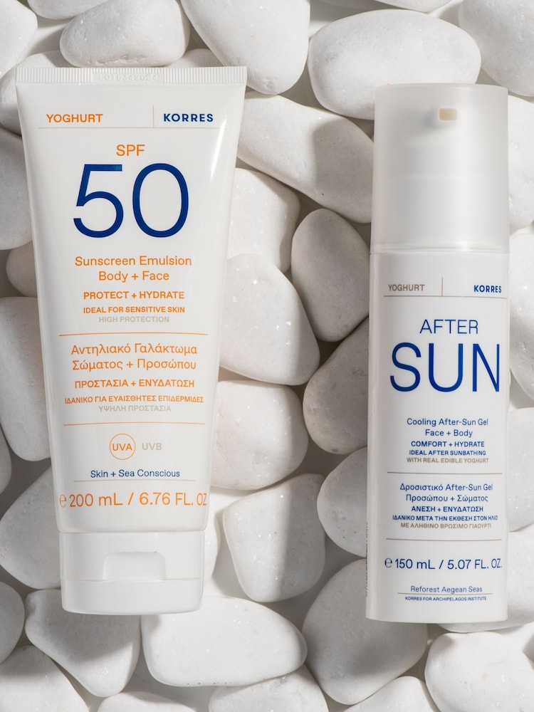 Korres Yoghurt Emulsion Body + Face Sun Cream SPF 50 200ml - Image 4 of 4