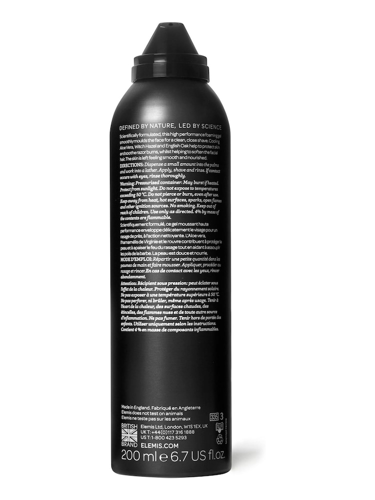 ELEMIS Ice Cool Foaming Shave Gel 200ml - Image 2 of 3