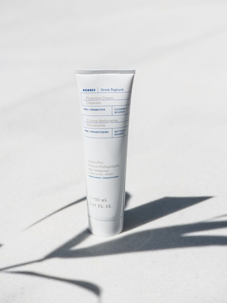 Korres Greek Yoghurt Foaming Cream Cleanser Pre + Probiotics 150ml - Image 2 of 4