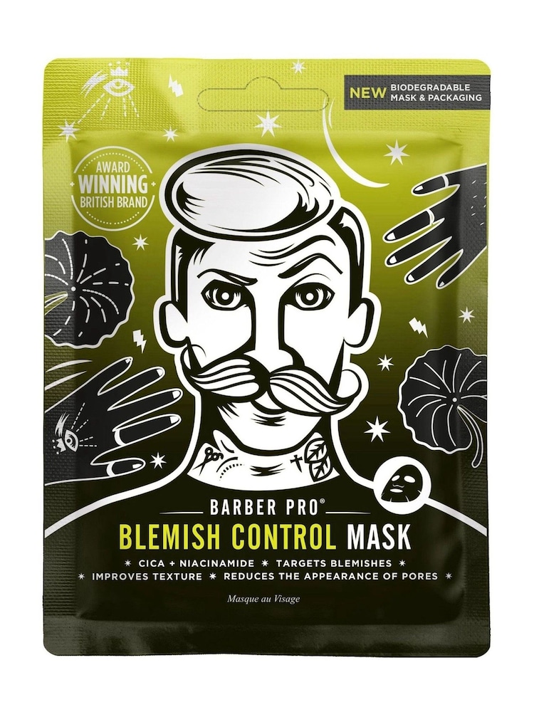 BARBER PRO Blemish Control Cica + Niacinamide Sheet Mask - Image 1 of 5