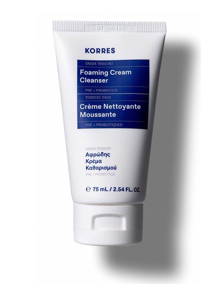 Korres Greek Yoghurt Foaming Cream Cleanser Pre + Probiotics 75ml - Image 1 of 1