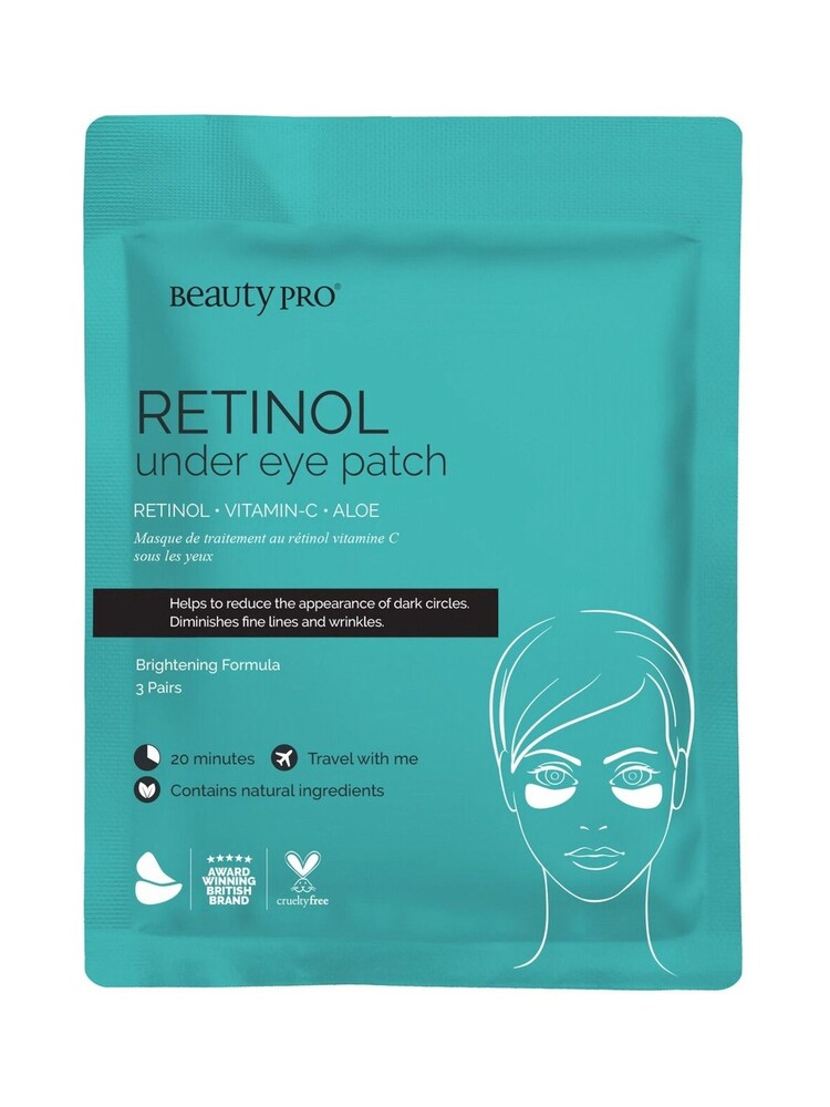 BeautyPro Retinol Under Eye Patches 3 Pack - Image 1 of 5