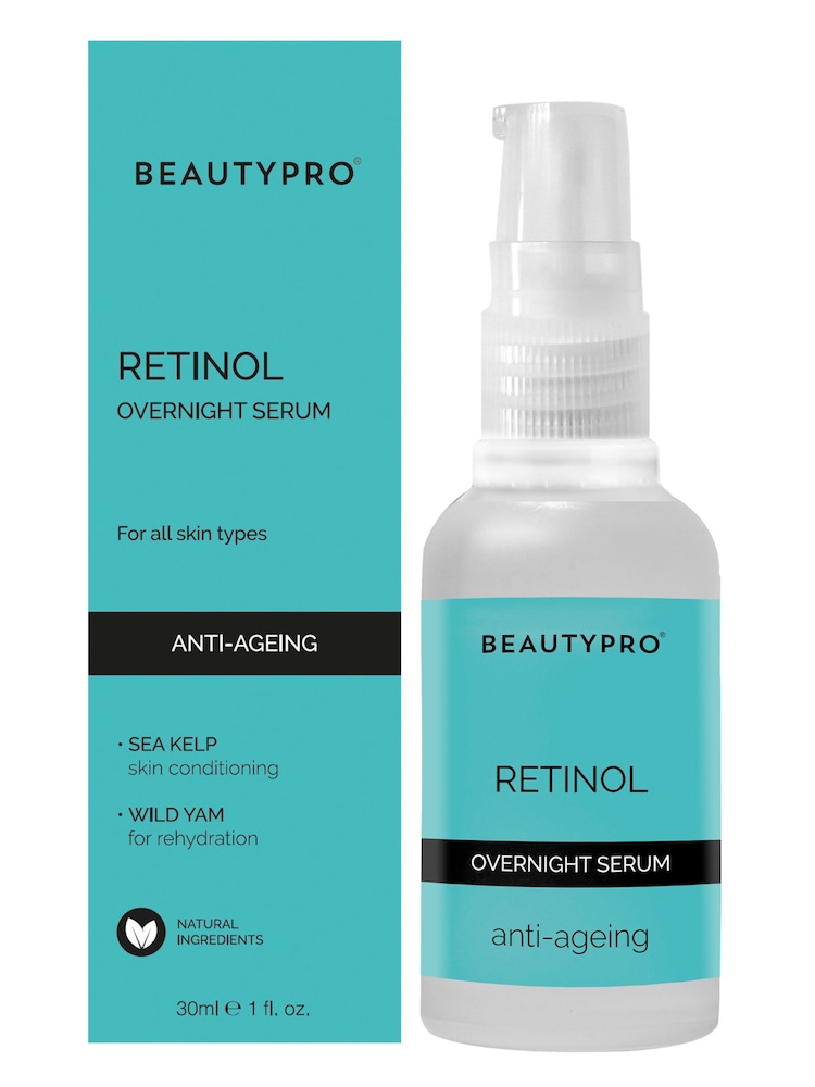 BeautyPro Retinol AntiAgeing Overnight Serum 30ml - Image 2 of 6