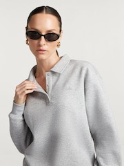 4th Arq Grey Elliot Collared Sweatshirt - Image 3 of 4