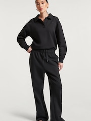 4th Arq Black Sena Wide Leg Joggers - Image 3 of 3