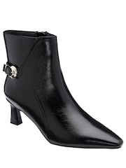 Lotus Black Pointed Toe Ankle Boots - Image 1 of 4