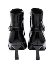 Lotus Black Pointed Toe Ankle Boots - Image 3 of 4