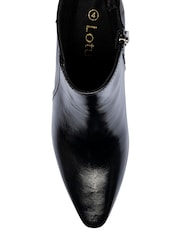 Lotus Black Pointed Toe Ankle Boots - Image 4 of 4