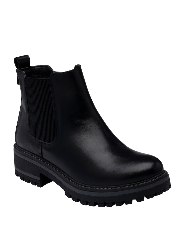 Lotus Black Ankle Boots - Image 1 of 4 Lotus Black Ankle Boots - Image 1 of 4