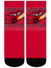Character Red Disney Cars Socks 3 Pack - Image 3 of 5