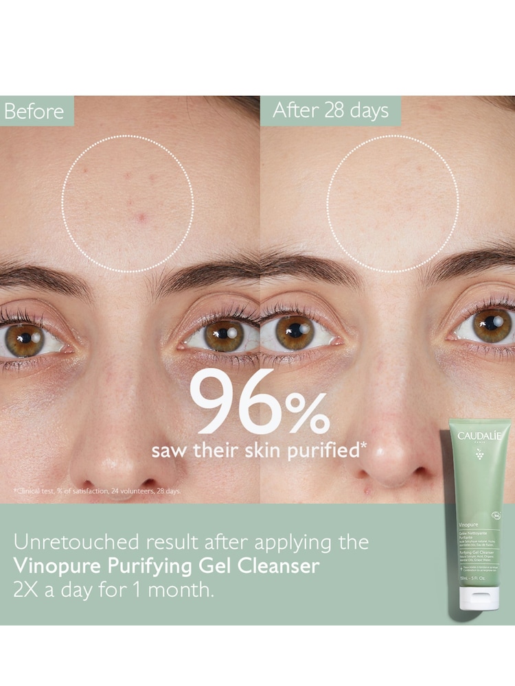 Caudalie Vinopure Purifying Gel Cleanser - 150 mL - Image 2 of 5