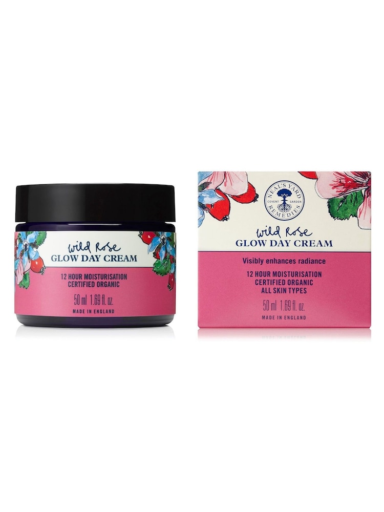 Neals Yard Remedies Wild Rose Glow Day Cream 50ml - Image 2 of 4
