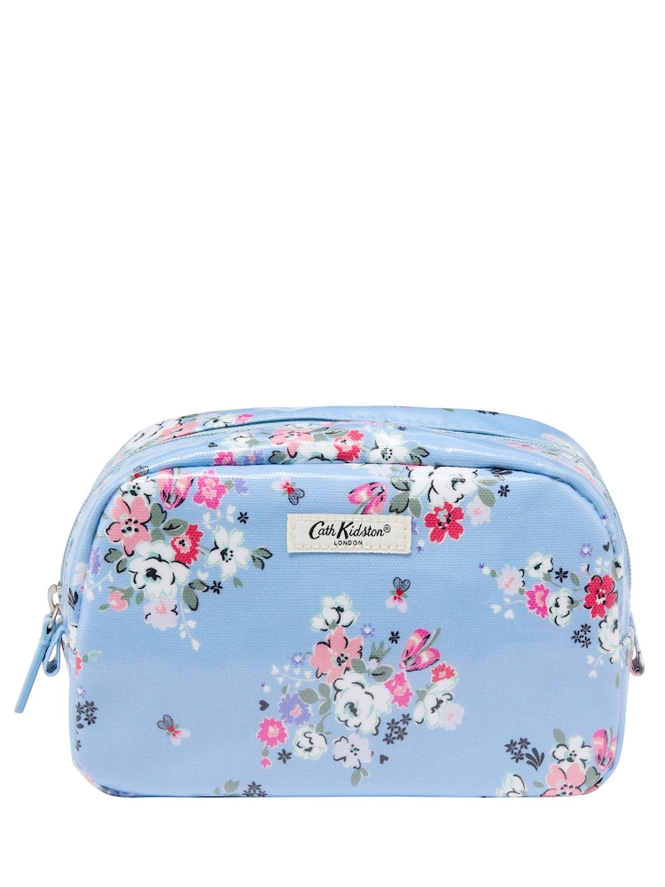 Cath Kidston Blue Clifton Rose Cosmetic Bag - Image 1 of 2