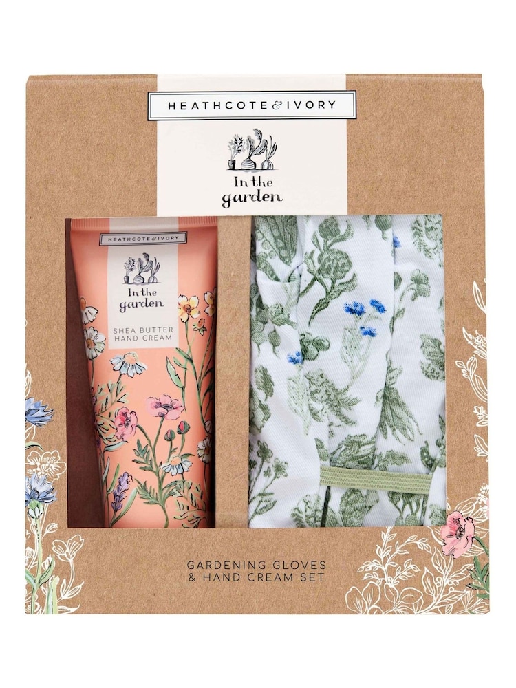 Heathcote & Ivory In The Garden Gardening Gloves and Hand Cream Gift Set - Image 1 of 5