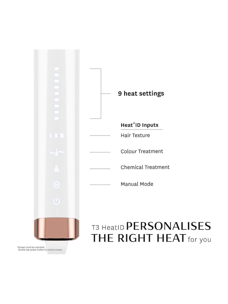 T3 Curl ID 32mm Smart Curling Iron with Touch Interface - Image 2 of 2