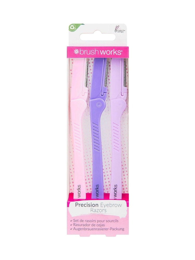 Brush Works Precision Eyebrow Razor (Pack of 3) - Image 1 of 4