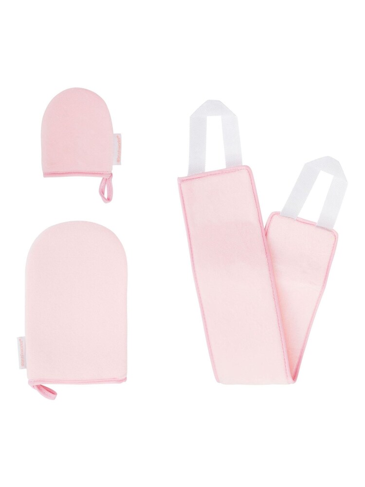 Brush Works Self Tan Mitt & Back Applicator Set - Image 1 of 4 Brush Works Self Tan Mitt & Back Applicator Set - Image 1 of 4