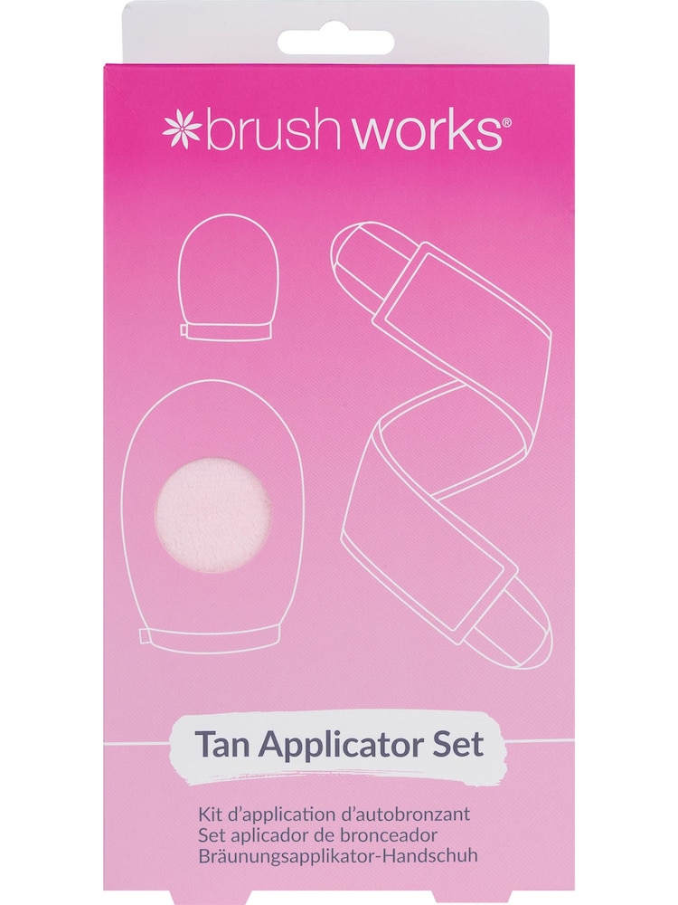 Brush Works Self Tan Mitt & Back Applicator Set - Image 4 of 4