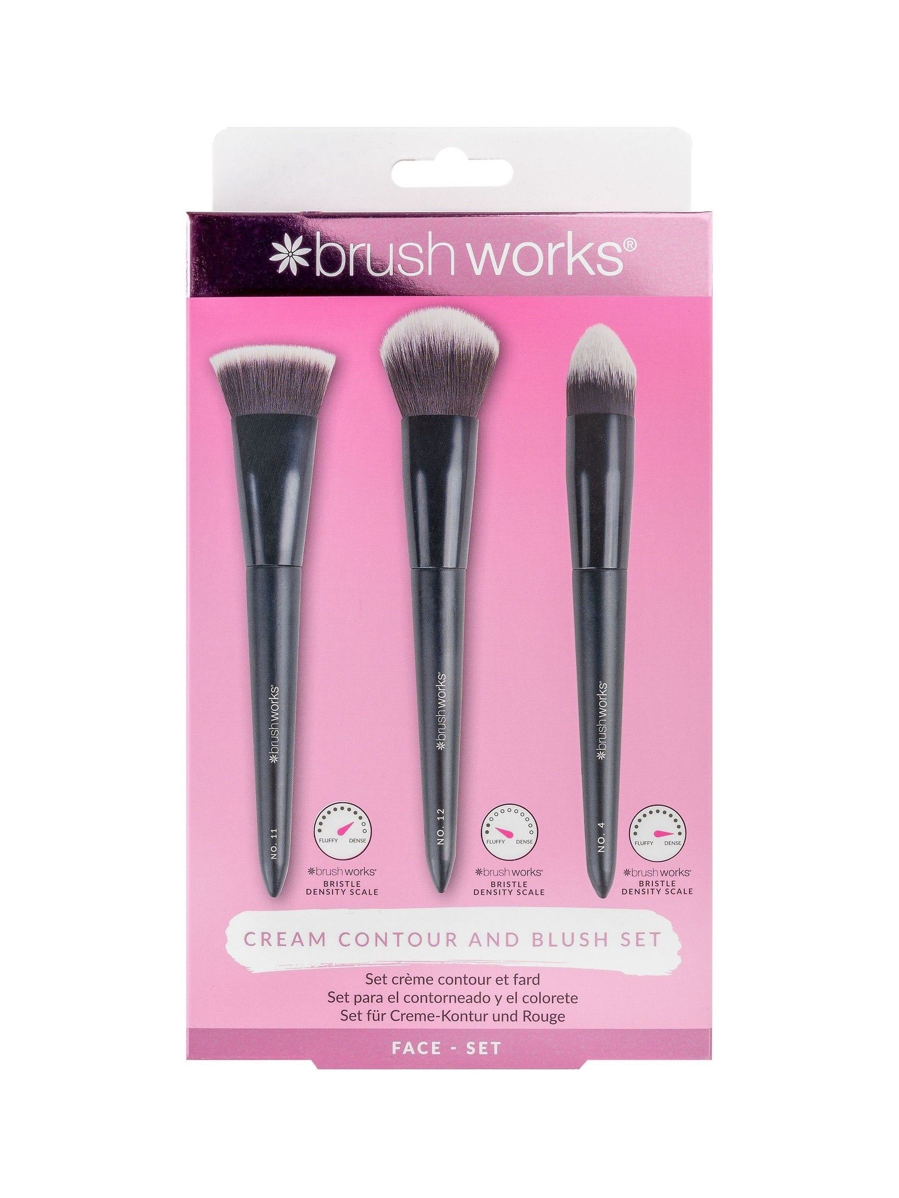 Brush Works Cream Contour and Blush Makeup Brush Set