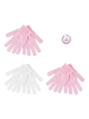 Brush Works Exfoliating Gloves - 3 Pack - Image 2 of 5