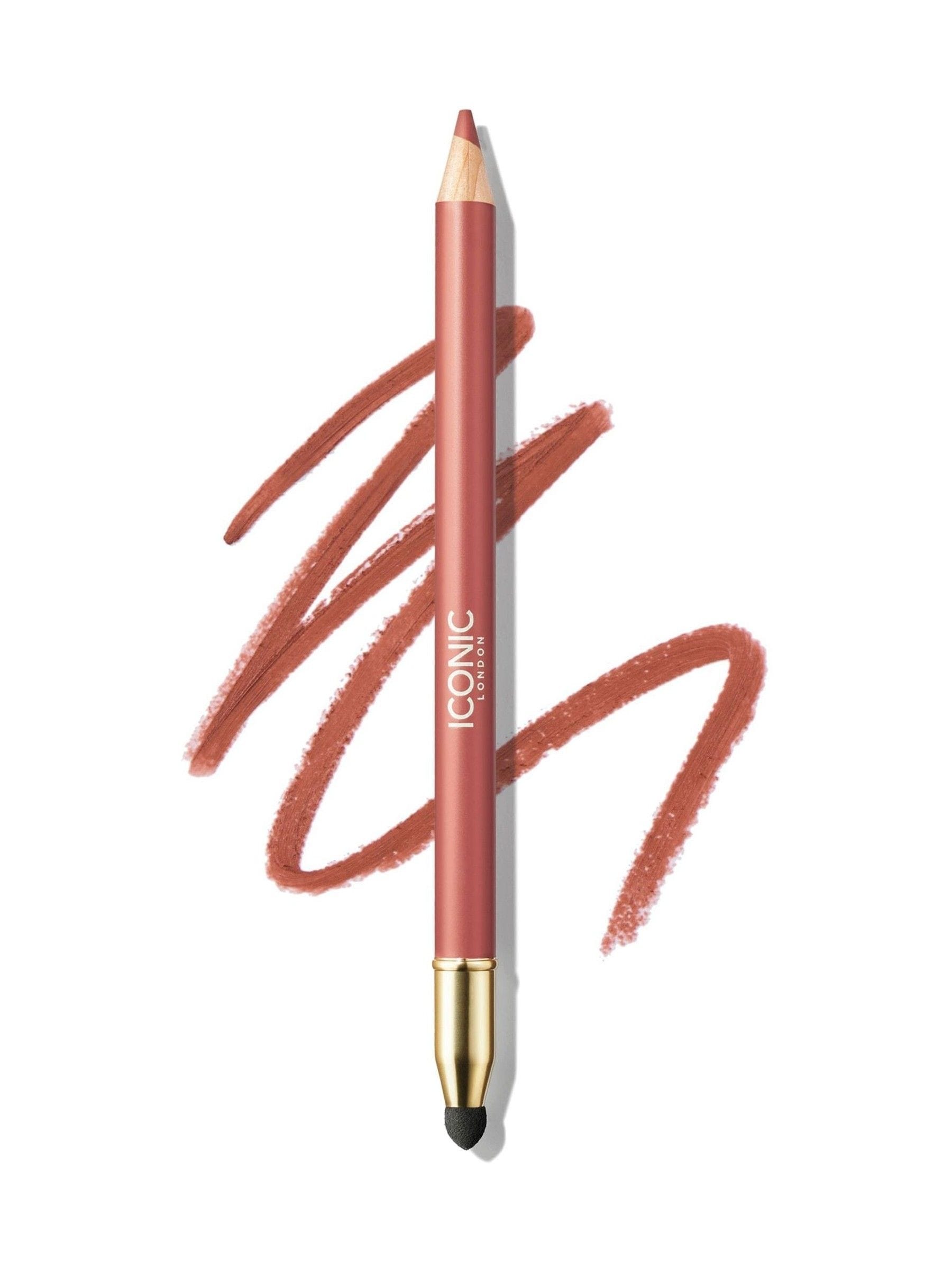 Iconic London Fuller Pout Sculpting Lip Liner | Blendable Dual Ended Lip Liner With Creamy Colour And Lip Sponge For Buffing Cruelty-Free Vegan Mak - Image 5