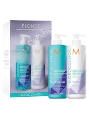 Moroccanoil Blonde Shampoo and Conditioner Duo (2x500ml) (Worth £99.75) - Image 1 of 5