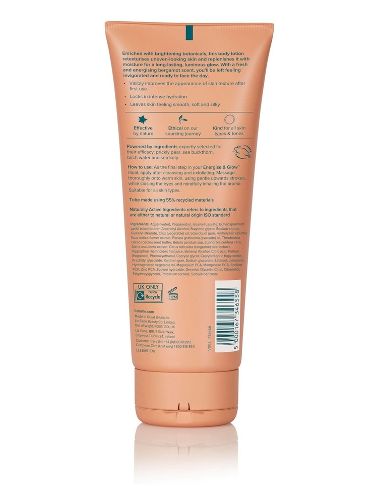 Liz Earle Energise Glow Body Lotion 200ml - Image 2 of 4