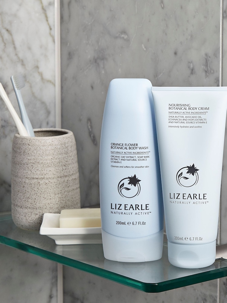 Liz Earle Orange Flower Botanical Body Wash 200ml - Image 2 of 4