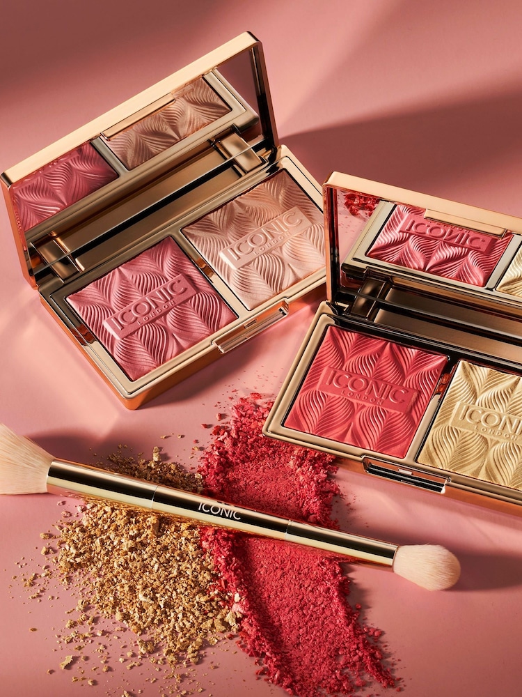 ICONIC London Highlight Blush Duo Brush - Image 2 of 2