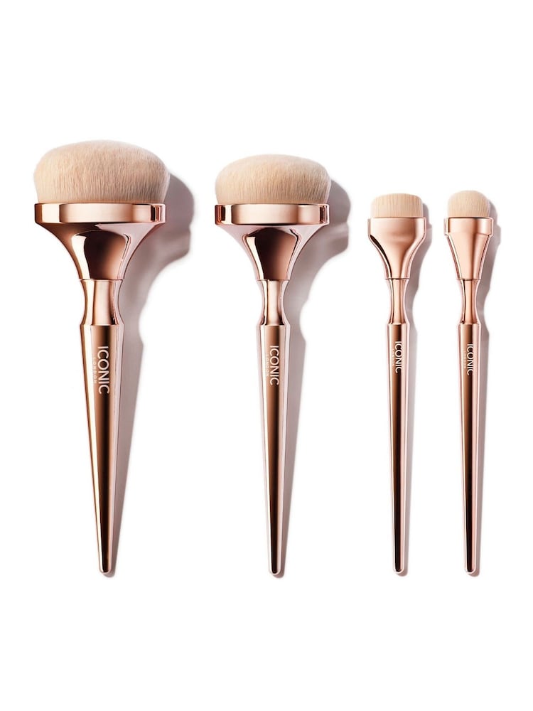 ICONIC London HD Blend Base Makeup Brush Set - Image 1 of 4