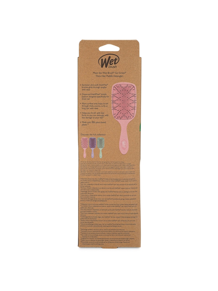 WetBrush Go Green Thick Hair Paddle Detangler - Image 5 of 5 WetBrush Go Green Thick Hair Paddle Detangler - Image 5 of 5