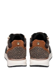 Lotus Brown Casual Side Zip Trainers - Image 3 of 4