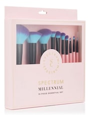 Spectrum Collections Pink Essential Makeup Brush Set 10 Piece - Image 4 of 4
