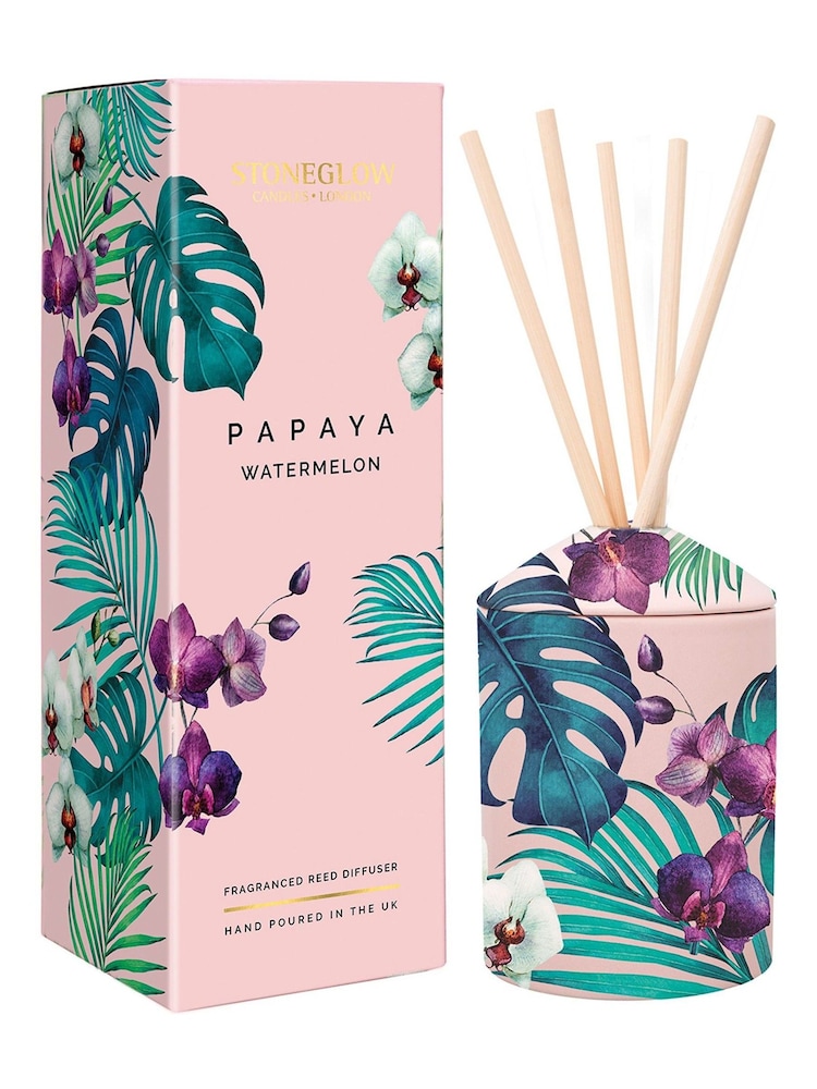 Stoneglow Urban Botanics Papaya Watermelon Reed Diffuser - Image 1 of 2