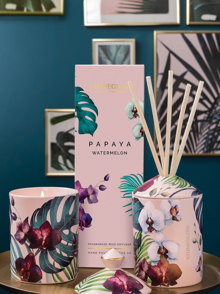 Stoneglow Urban Botanics Papaya Watermelon Reed Diffuser - Image 2 of 2