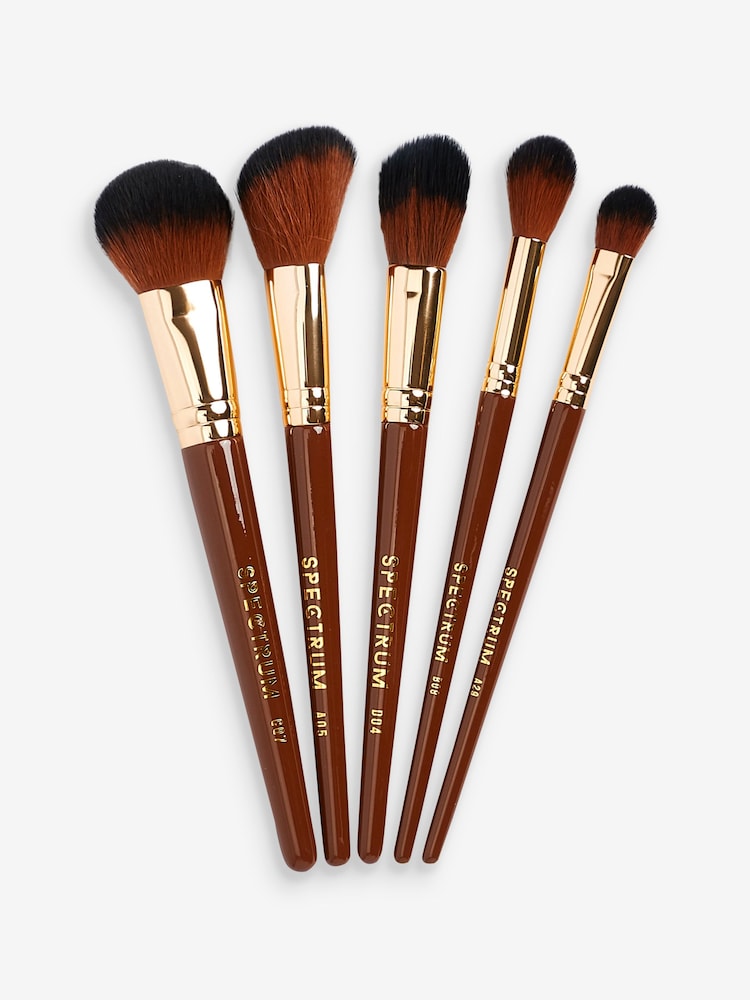 Spectrum Collections Pantherine Face Makeup Brush Set 5 Piece - Image 1 of 4