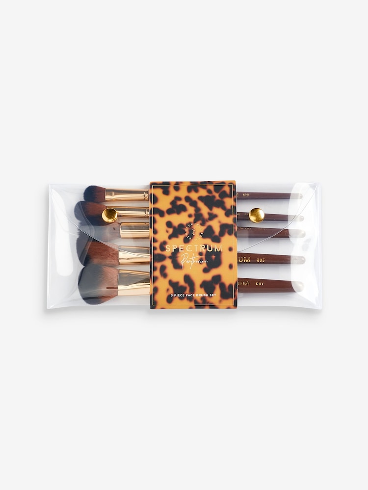 Spectrum Collections Pantherine Face Makeup Brush Set 5 Piece - Image 2 of 4