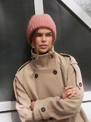 Friends Like These Pink Brushed Knit Beanie - Image 1 of 5