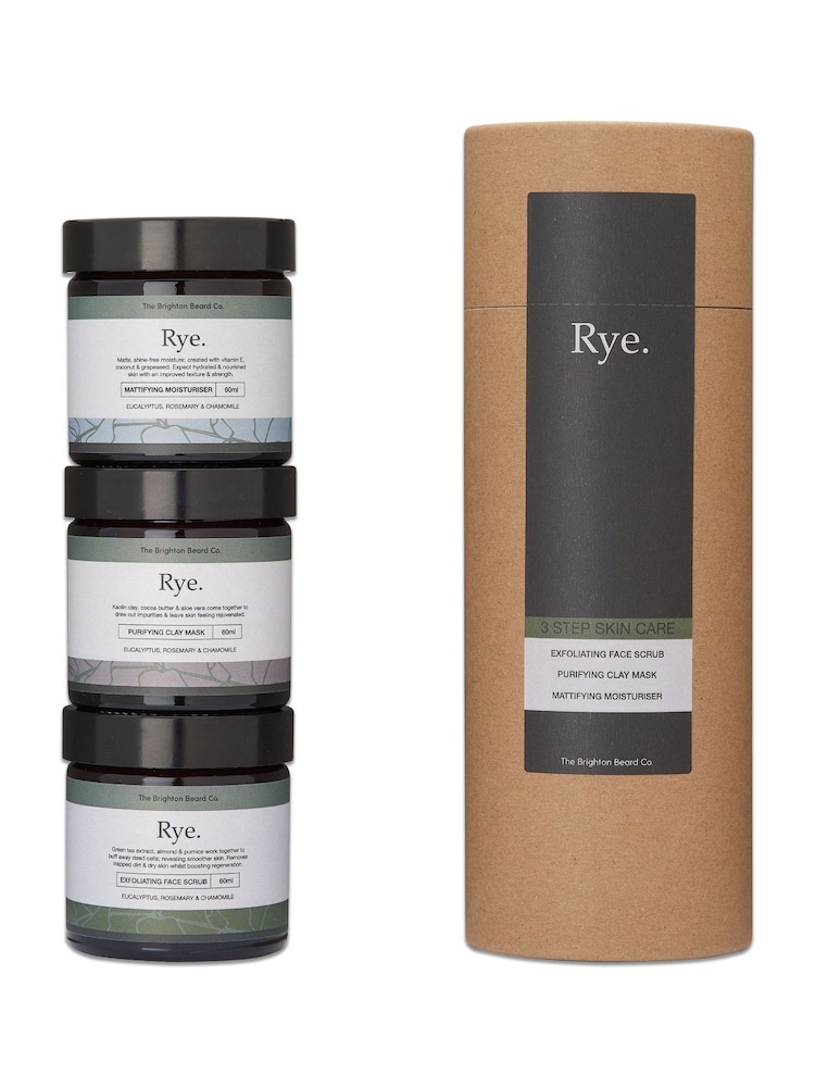 The Brighton Beard Co. Rye 3 Step Skin Care Gift Set - Image 2 of 4