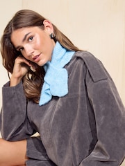 Friends Like These Pale Blue Brushed Neckerchief - Image 2 of 5