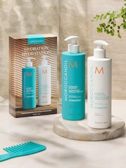 Moroccanoil Hydrating Shampoo and Conditioner Duo Gift Set 500ml (worth £75) - Image 1 of 2