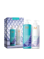 Moroccanoil Blonde Shampoo and Conditioner Duo Gif Set 500ml (worth £83) - Image 1 of 3