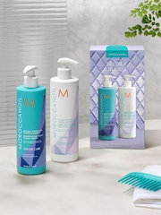 Moroccanoil Blonde Shampoo and Conditioner Duo Gif Set 500ml (worth £83) - Image 2 of 3