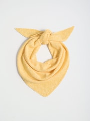 Friends Like These Butter Yellow Oversized Brushed Triangle Scarf - Image 5 of 7