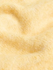 Friends Like These Butter Yellow Oversized Brushed Triangle Scarf - Image 6 of 7