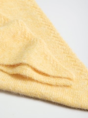 Friends Like These Butter Yellow Oversized Brushed Triangle Scarf - Image 7 of 7