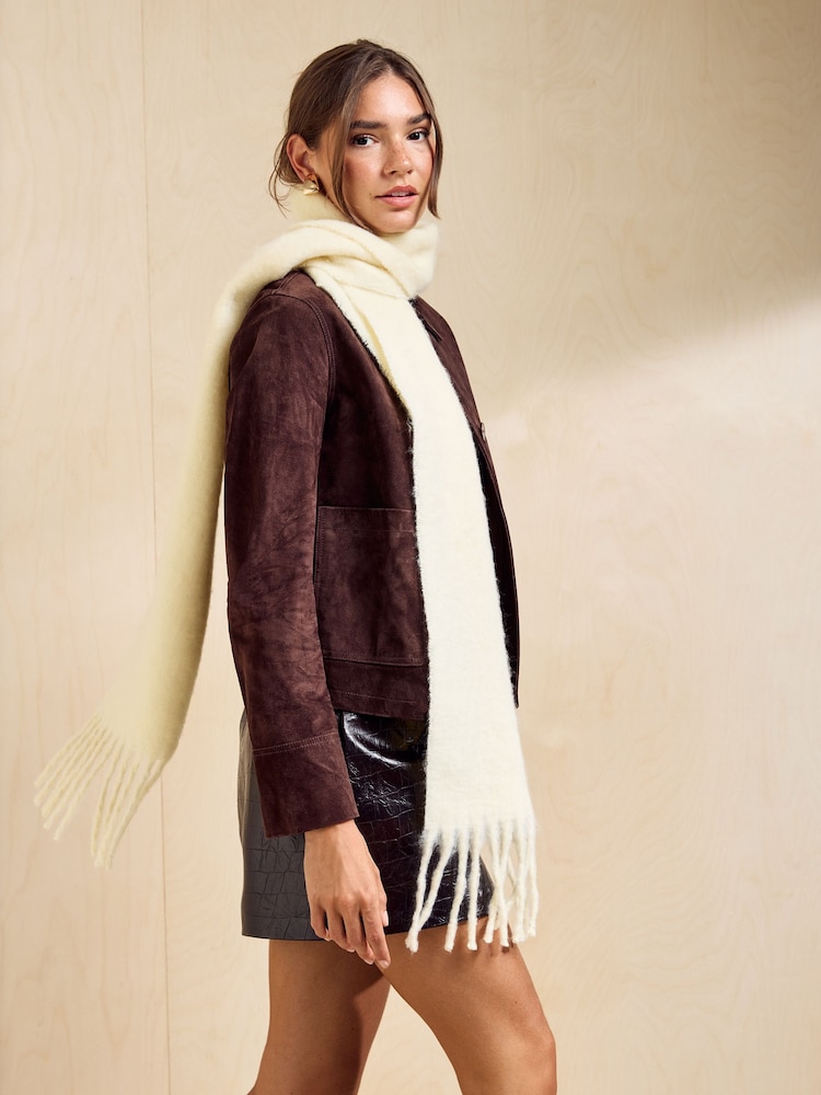 Amarillo mantequilla - Friends Like These Skinny Brushed Scarf - Imagen 1 de 7
